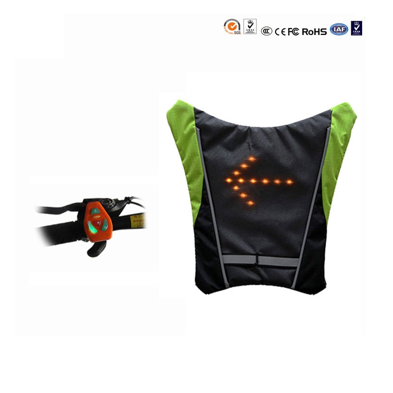 LED Backpack for Bicycle Safety