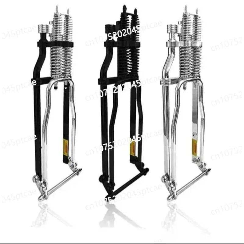 20x4.0 Double Springs Classic  Bicycle  Springer Fork Retro for 20" E Bikes Lowrider Fork Part Accessory Component