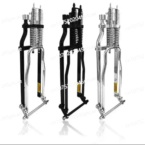 20x4.0 Double Springs Classic  Bicycle  Springer Fork Retro for 20" E Bikes Lowrider Fork Part Accessory Component