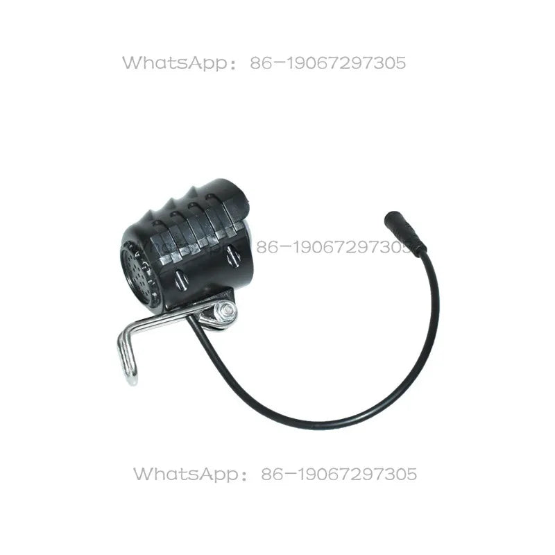 36V2.7W/48V3W Universal 90LUX Headlight Low Beam + Speaker D-022 Waterproof Wire Electric Bicycle Light