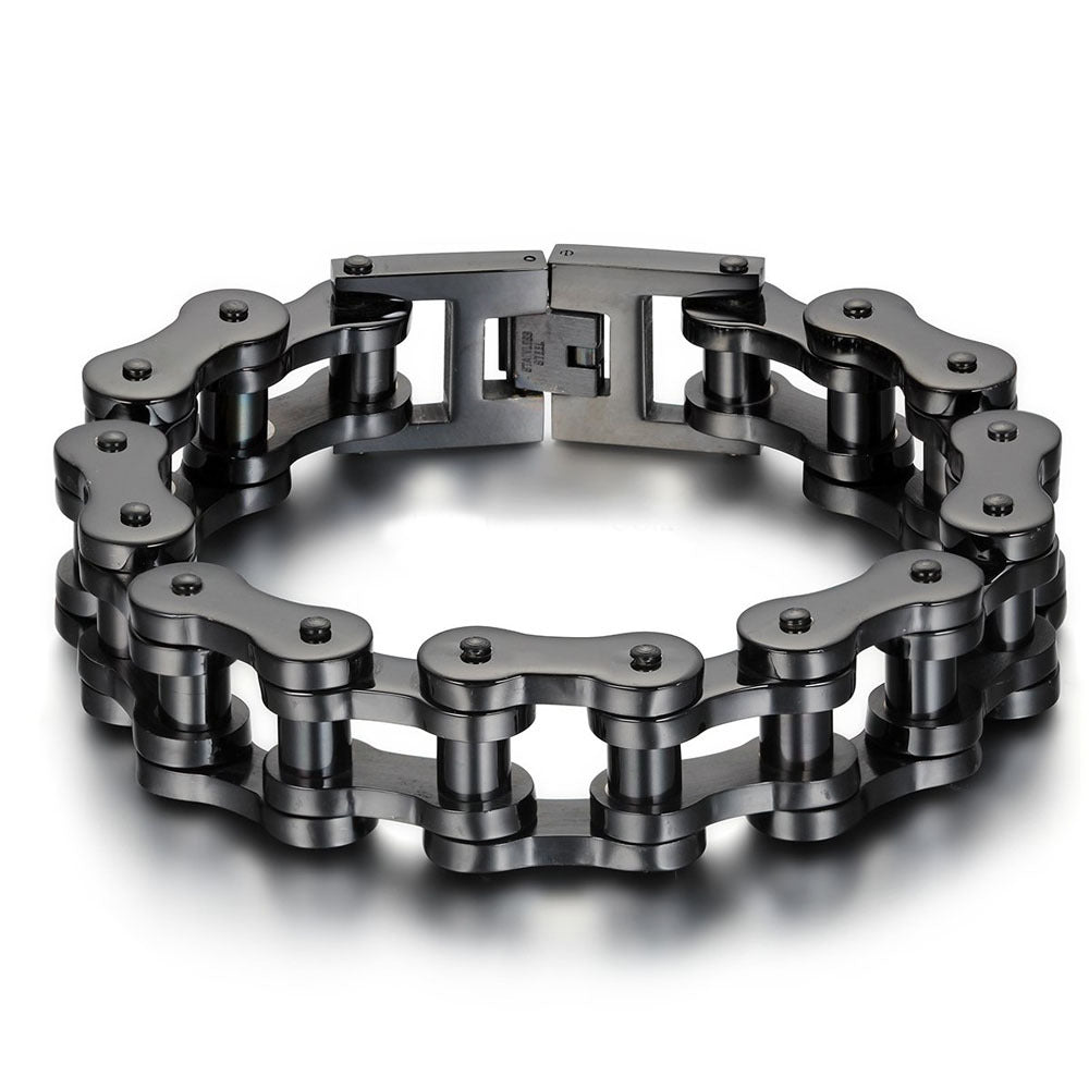Thick 316L Titanium Steel Bicycle Chain for Men