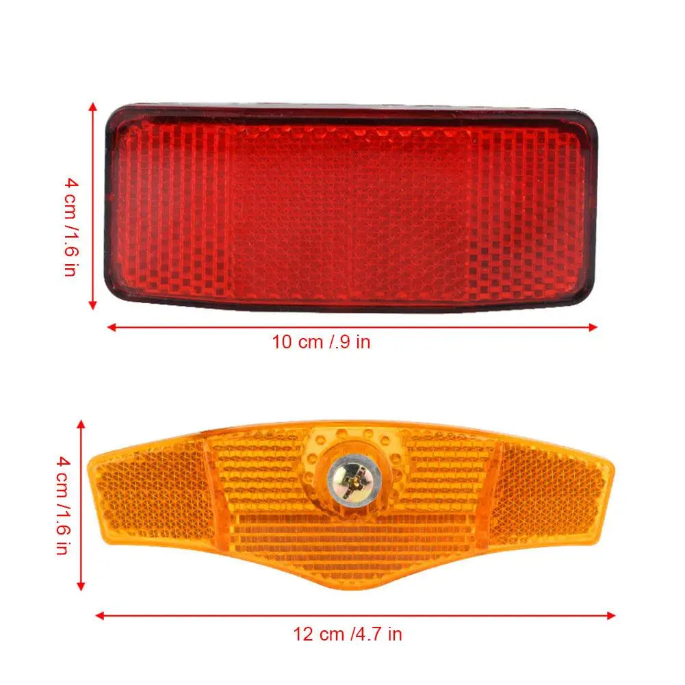 Bike Reflector Rear Tail Light Warning Lamp for Bicycle Rack MTB Road Cycling Safety Equipment Night Riding Accessory