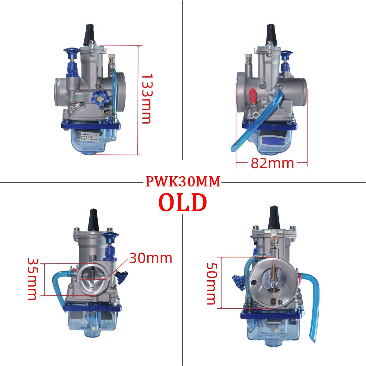 PWK 24-34mm Universal Racing Carburetor with Power Jet for 2T 4T Scooter, ATV & Dirt Bike