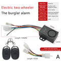 48-72V Anti-Theft E-bike Alarm Scooter Security Dual Remote Control Detector Alarm Anti Lost Remote Control Detector Alarm