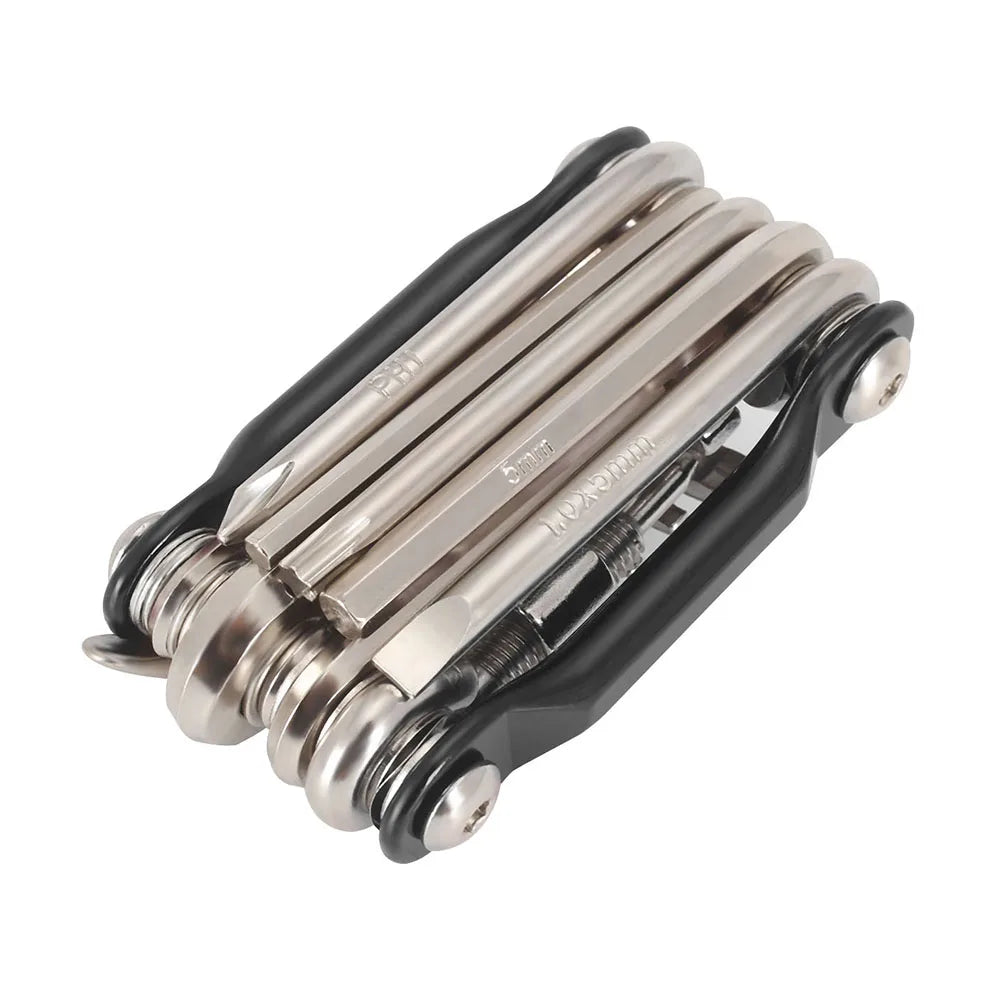 Multifunctional Stainless Steel Professional Bicycle Repair Tool Bicycle Accessories Portable Folding Tool Screwdriver