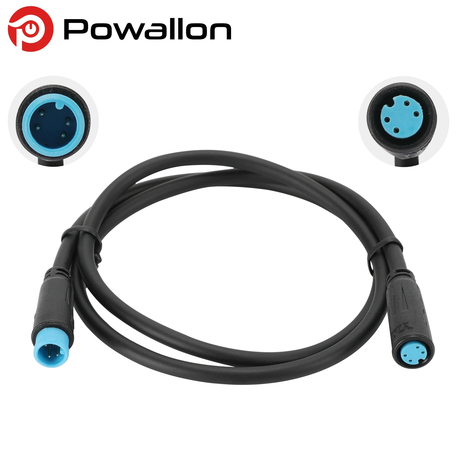 M8 Male Female Extension Cable for BAFANG E-Bike Motor | 2/3/4/5 Pin Conversion Connector Cable 60cm 90cm Ebike Accessories