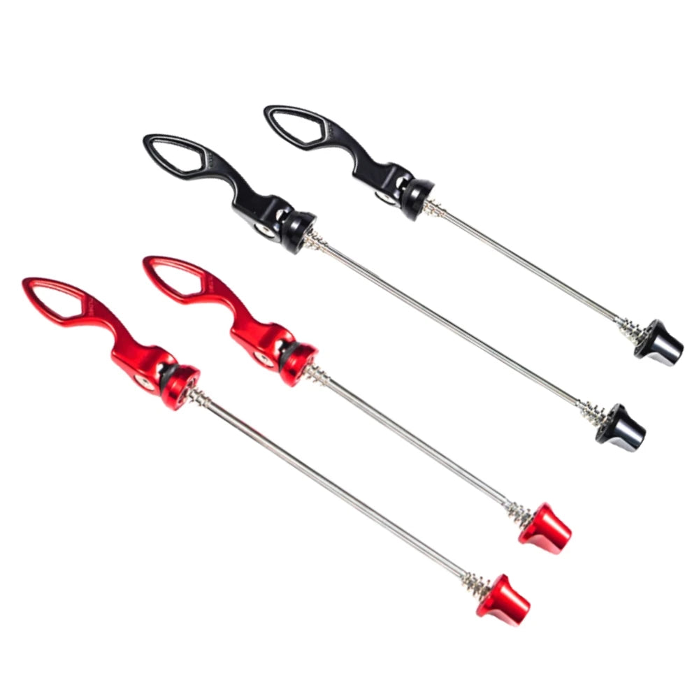 CNC Quick Release Skewer Set For Front Rear Hub Wheels QR Aluminum Alloy 100/130/135mm Axles Fits Road MTB Bicycle Parts