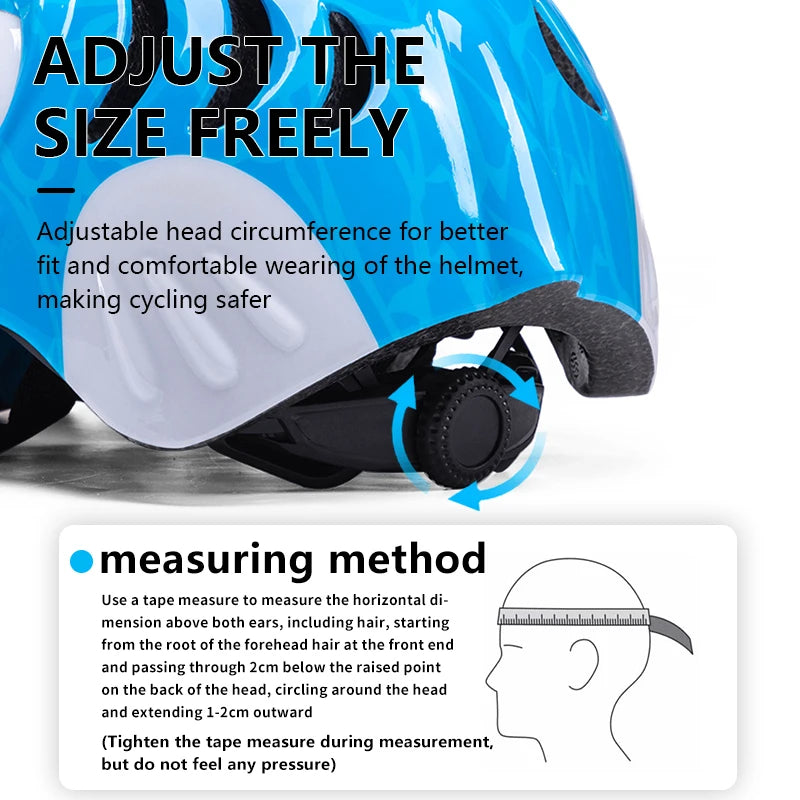 Horntour Kids Bicycle Helmet Child Sport Safety Shark Cycling Helmet Knee Elbow Pad Set Balance Bike Roller Skating Helmet Guard