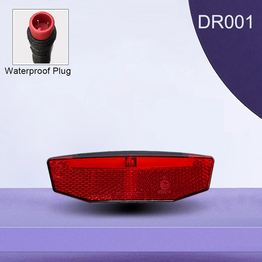 Bicycle Light Electric Headlight DH004 TailLight DR001 6V-60V 2Pin SM Waterproof Plug Bicycle Lights Cycling Lamp Accessories