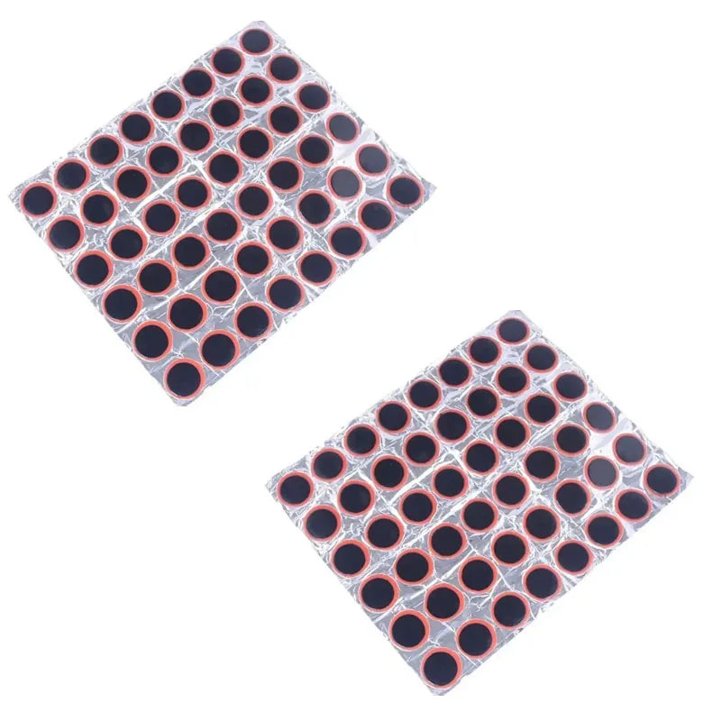 25mm Bike Rubber Puncture Patches Bicycle Tire Tyre Tube Repair Cycle Patch Kit No Glue Bicycle Inner Tube Puncture Repair Tool