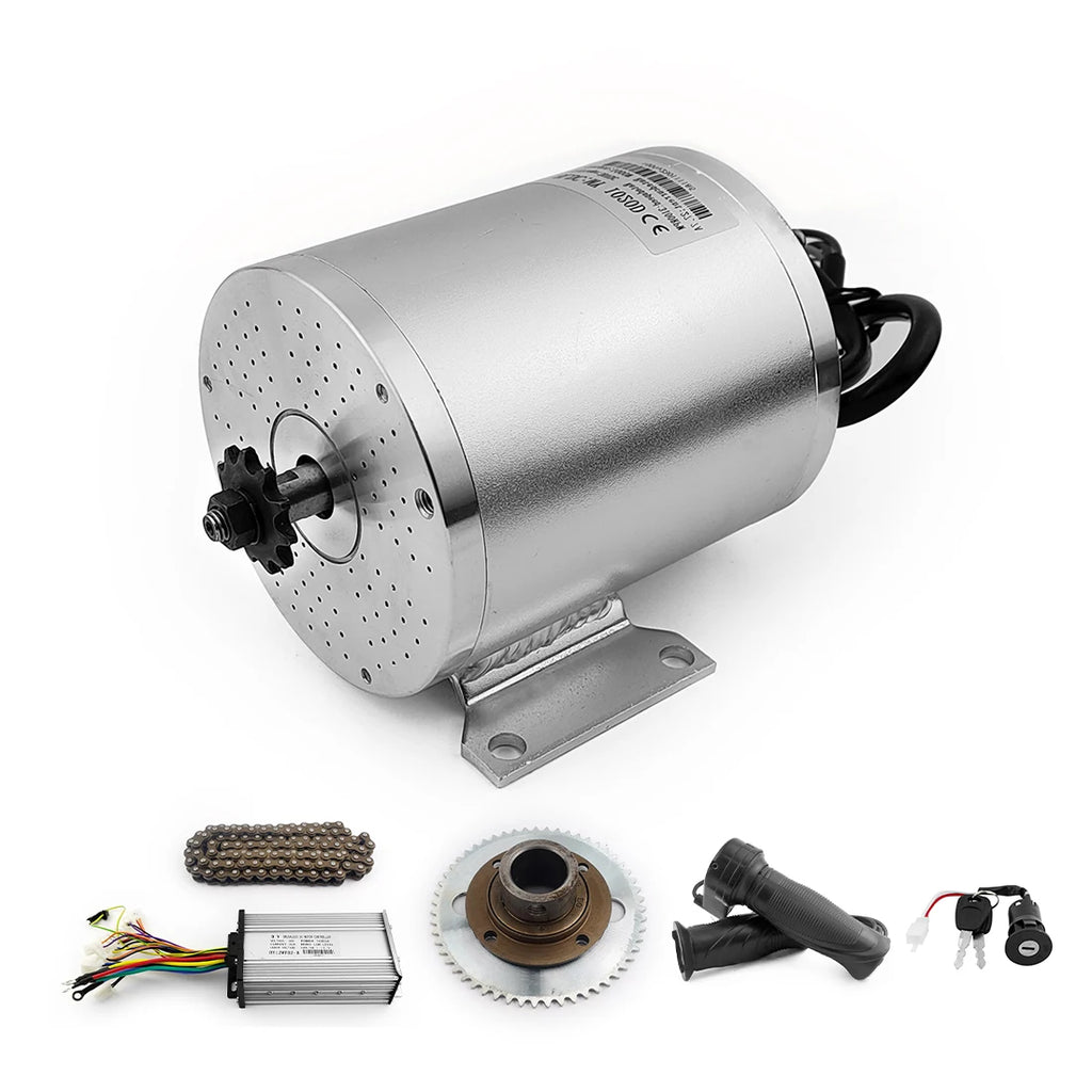 1000W 1800W 3000w Child Electric Bike Scooters Go-Karts Brushless Motor With Pedal Controller Conversion Kits
