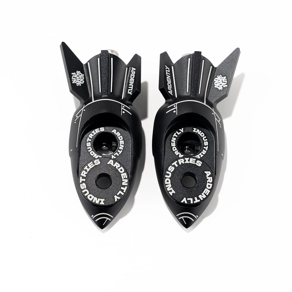 ARDENTLY Aluminum Alloy Bicycle Chain Tensioner Adjuster Fixed Gear Bike 2PCS CNC Chain Adjuster Pull Tight Screw Cycling Parts