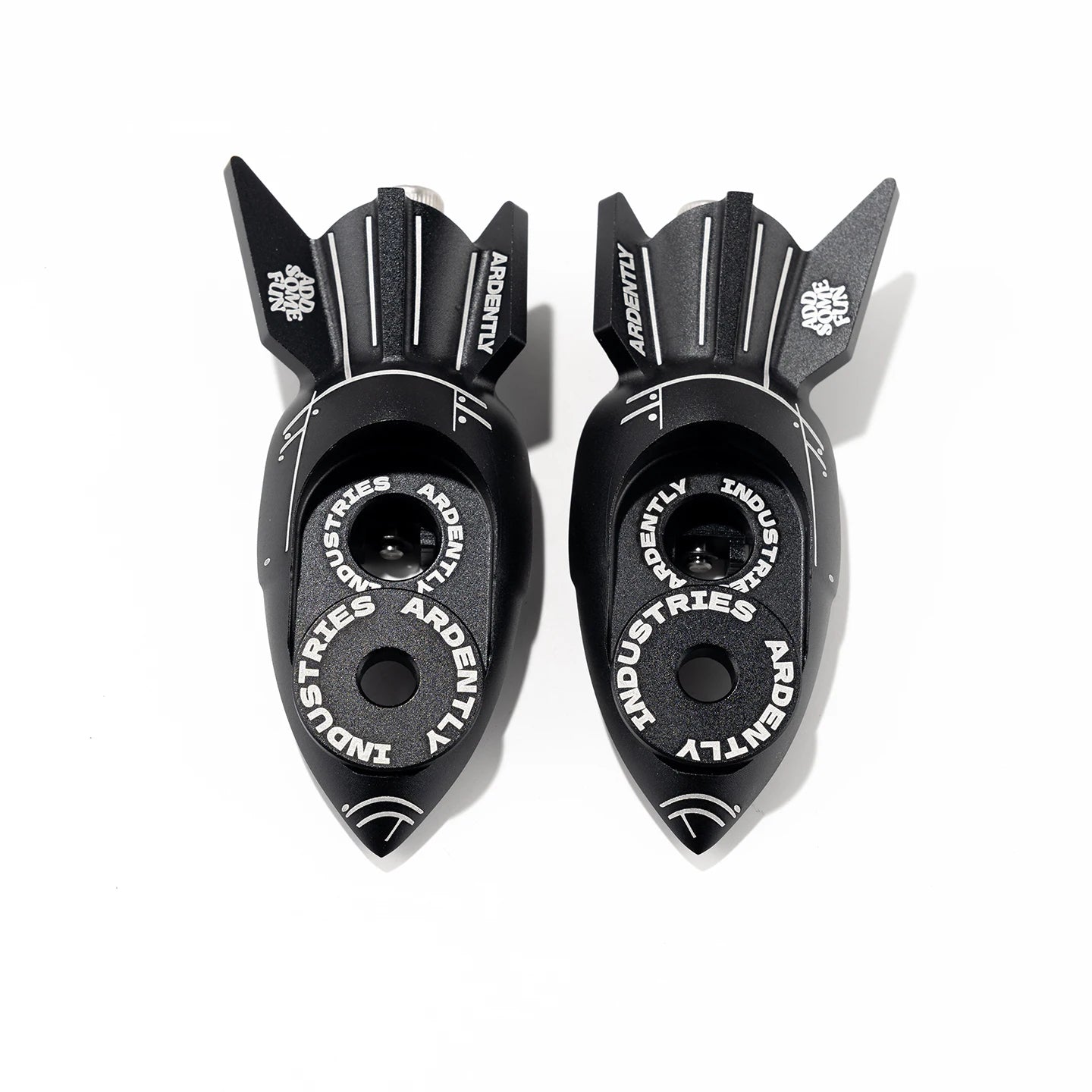 ARDENTLY Aluminum Alloy Bicycle Chain Tensioner Adjuster Fixed Gear Bike 2PCS CNC Chain Adjuster Pull Tight Screw Cycling Parts