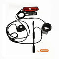 Soverup Electric Bicycle Headlight Tail Light Set Waterproof Line E-bike Front And Rear Lamp Kit Ebike Parts For Bafang BBS01 BB