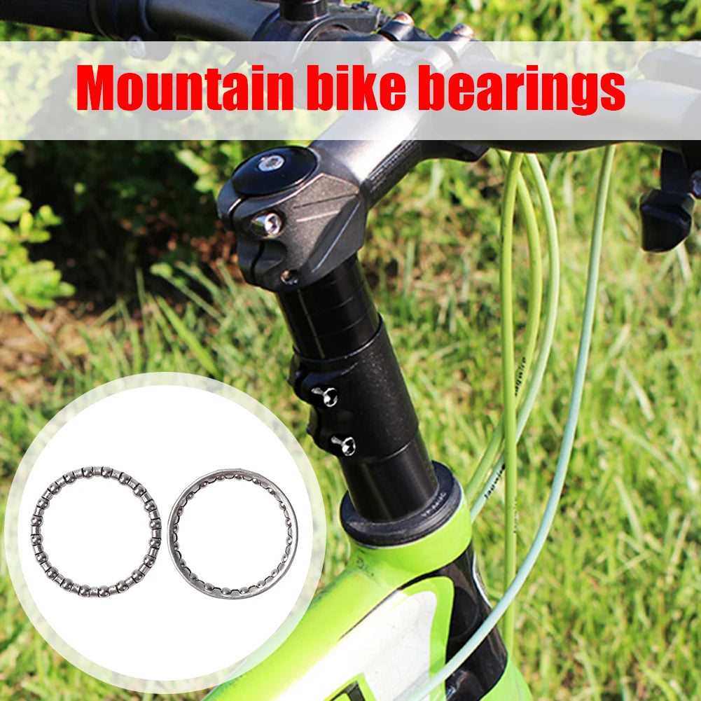 10-50PCS 34/44mm Bicycle Headset Balls Steel Bike Caged Ball Bearing Race Cycling Bearing Set Frame Front Fork Cycling Accessory