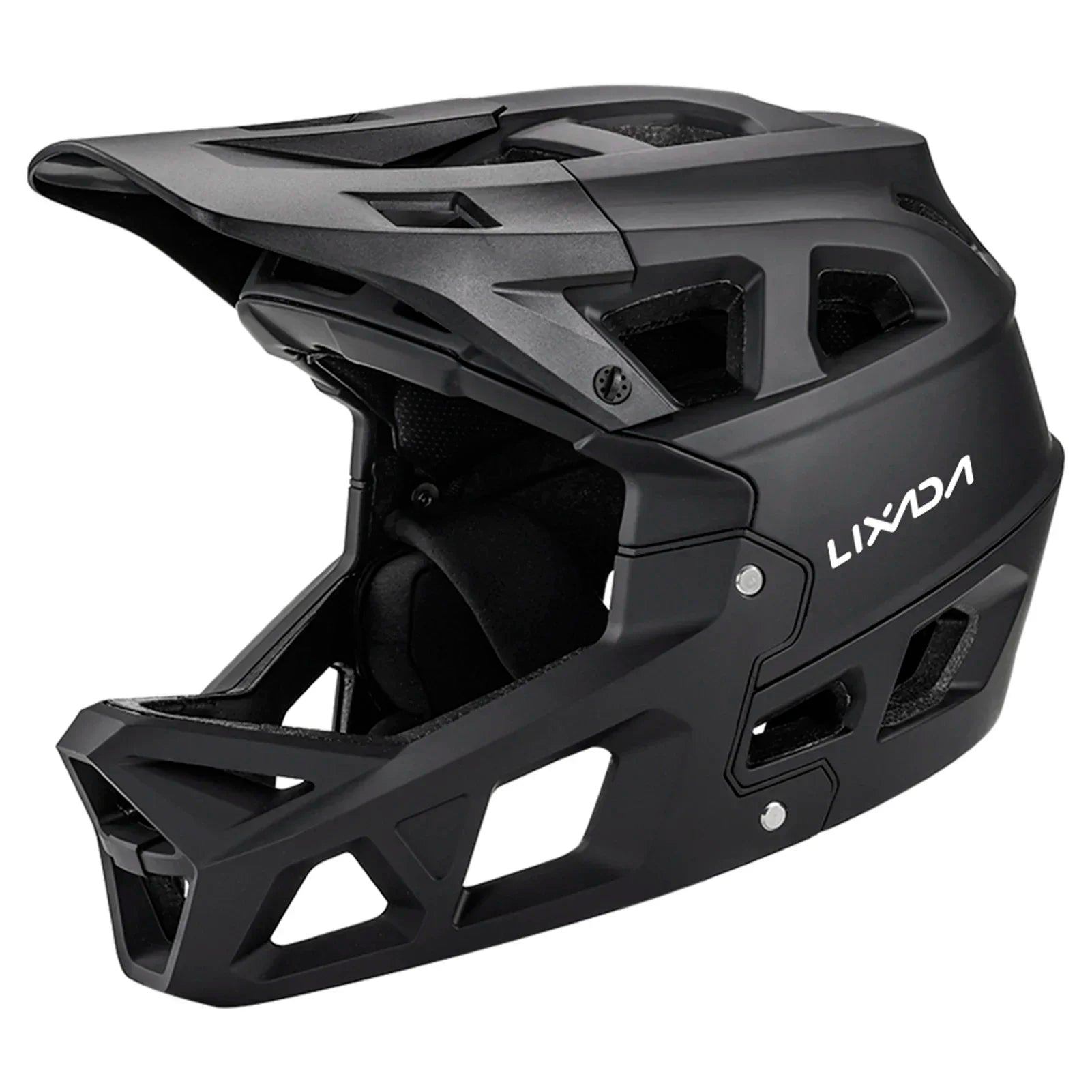 Mountain Bike Safety Cycling Gear Full Face MTB Helmet for Downhill Racing Adults with 31 Vents & Adjustable Visor, Men/Women
