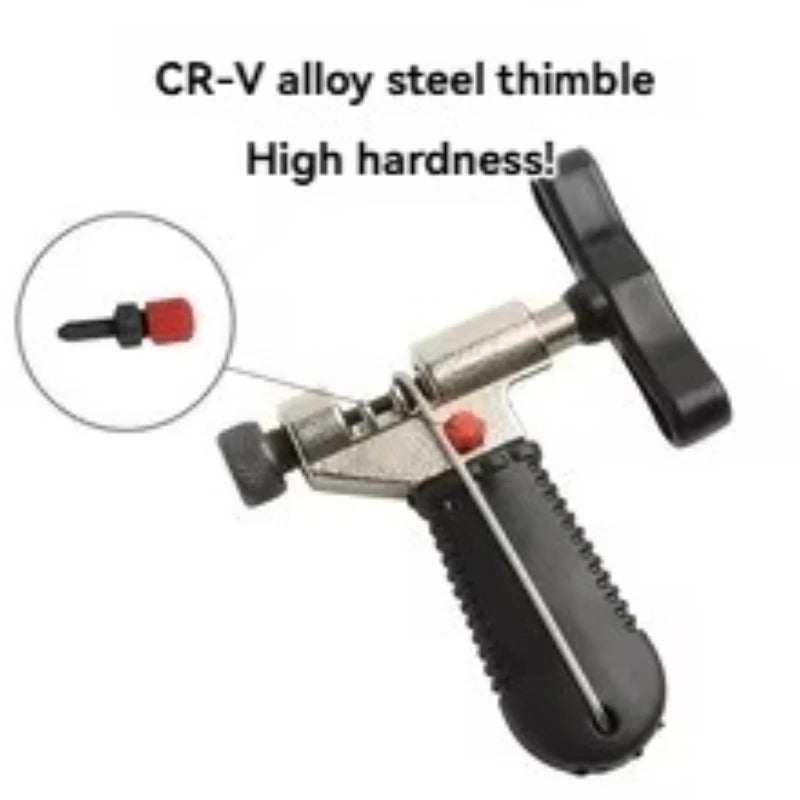 Bicycle Chain Pin Remover – Portable Steel Bike Link Breaker & Chain Splitter Tool