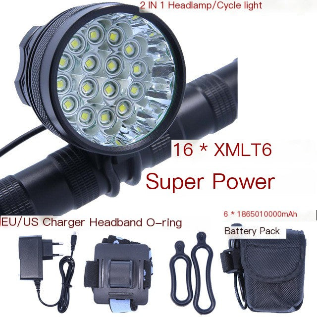 Bright Front Bicycle Light Set for Night Riding