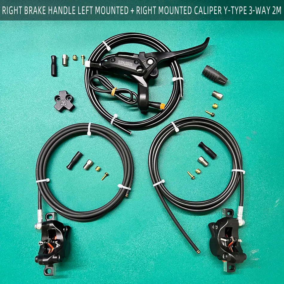 NFOX GT03 Electric Tricycle Dual Hydraulic Brake Riding Accessories GT07N Brake Handle Caliper Fixing Device System Accessories