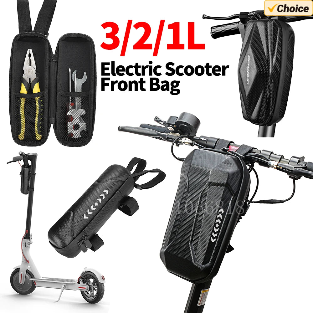 1-3L Universal Electric Scooter Bag for Xiaomi M365 Scooter Front Bag Waterproof Front Storage Hanging Bag Bike Bicycle Bags