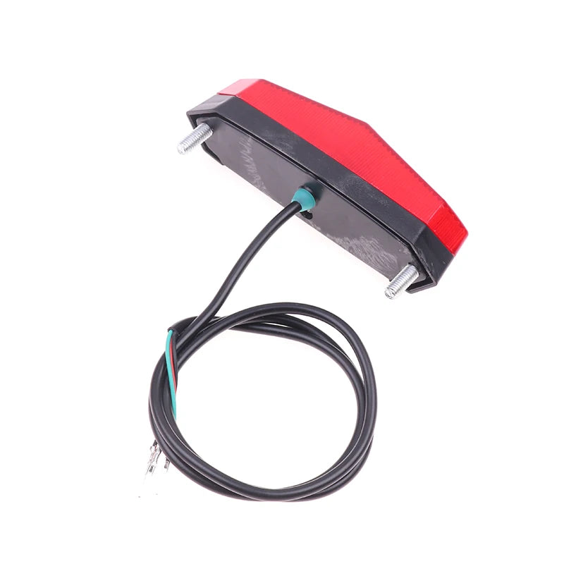 New 12V-80V Electric BikeTaillights LED Safety Warning Rear Lamp For E-scooter Ebike Warning Taillights Bike Accessories
