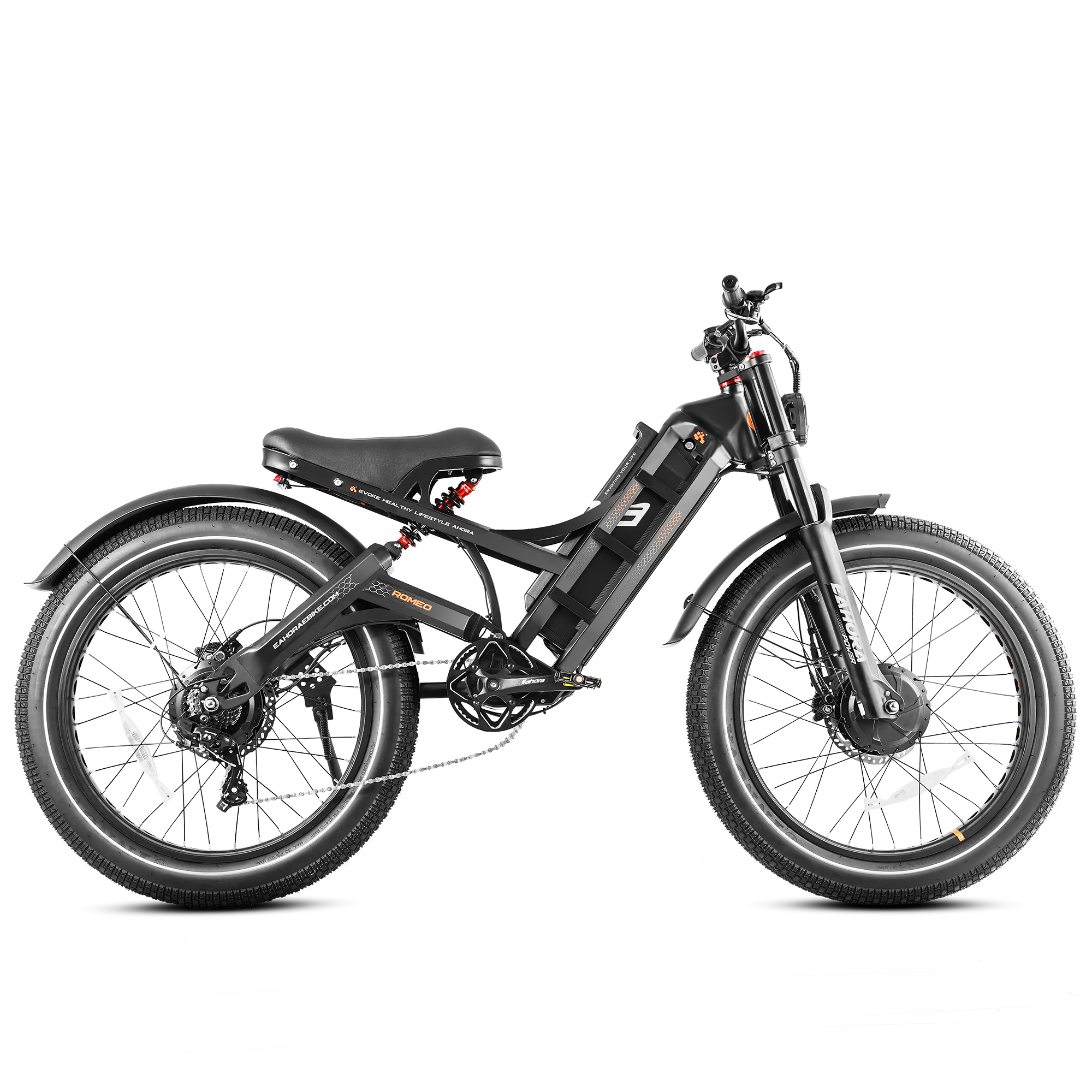 JYF Eahora Dual Motor 52V Lithium Battery Steel Frame Electric City Commuter Bike 250W Rear Pedal Fender City Transportation