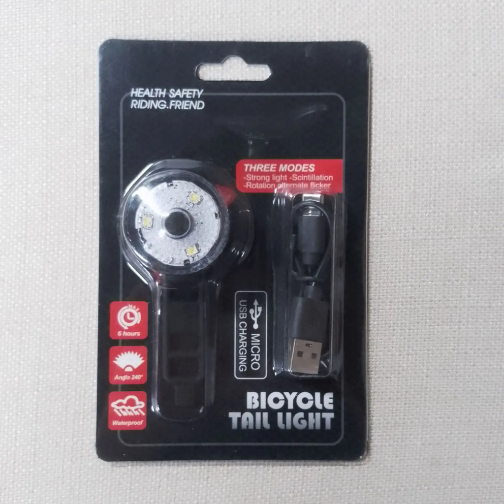 Bicycle Tail Lamp Headlight Waterproof LED Warning Light Mountain Bike Luminous Night Riding Rear Bike Lights Pet Safety Lights