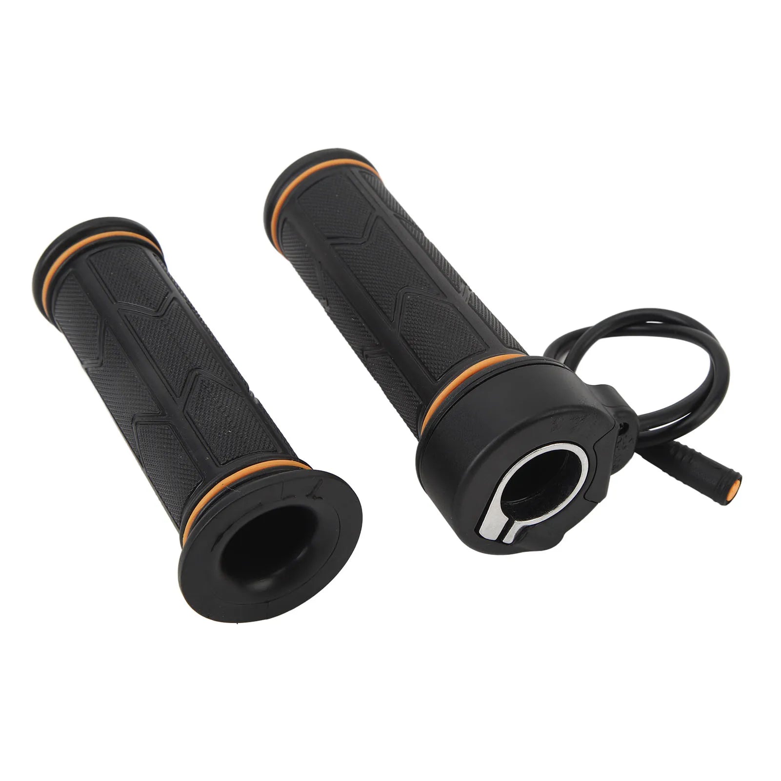 1 Pair Electric Bicycle 192X Full Twist Throttle Rubber Twist Throttle Grip 12V-72V for BaFang BBS01 BBS02 BBSHD Mid Drive Motor
