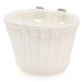 ANZOME Kids Bike Basket Bike Basket for Boy and Girl Waterproof Plastic Woven Childrens Bicycle Basket Suitable for Most Childrens Bicycles and Kids Tricycles