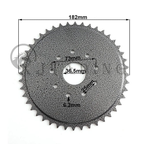 415 chain 44T Tooth 9 Hole Rear Sprocket With 10T drive sprocket For 49cc 66cc 80cc Motorized Bike Engine Parts