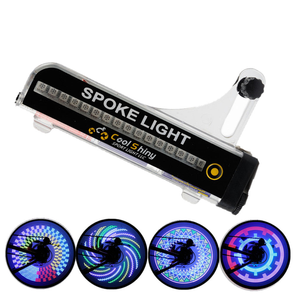 RGB LED Bicycle Spoke Lights for Night Riding