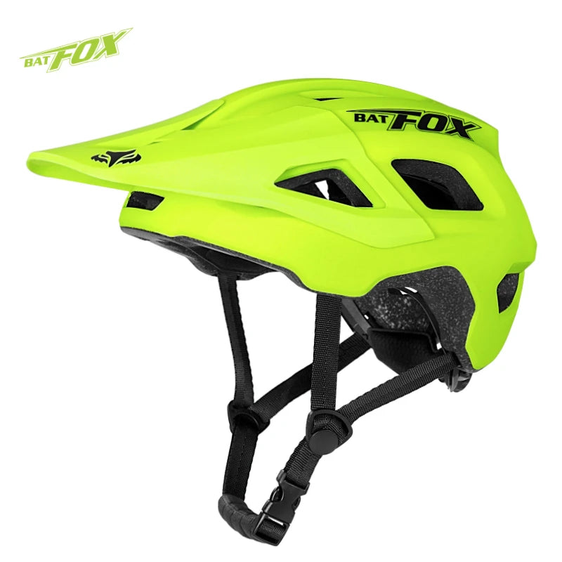 BATFOX Mountain Bike Helmet Can install a sports camera Electric Cycling Gear Safety Cap Men Women bat fox MTB Bicycle Helmets