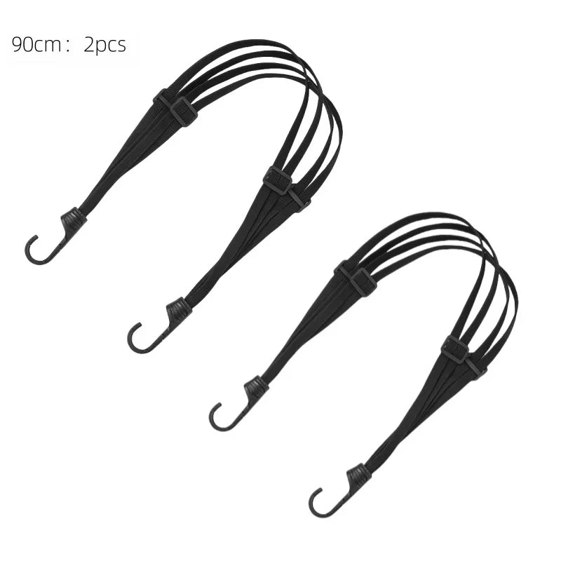 Motorcycle Helmet & Luggage Fixing Strap – High-Elasticity Adjustable Elastic Cord (60cm/90cm) for E-Bike & Bike