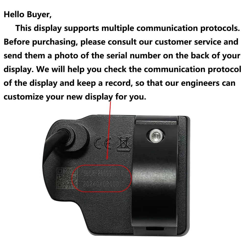 Electric Bicycle LCD Display KD58C 5pin 36V 48V Speed Controller For MTB Electric Scooter Engwe Bike Accessories