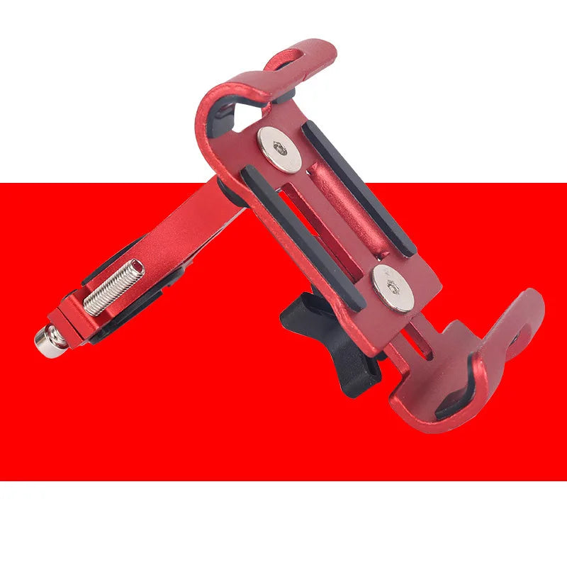 Universal 360 Rotate Metal Motorcycle Bicycle Phone Holder Aluminum Alloy Anti-slip Clip Bracket GPS Bike Phone Stand For Phone