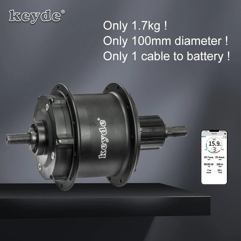 Keyde S100 rear hub motor kit wireless control 36V 250W small size electric bike motor conversion simple easykit DIY