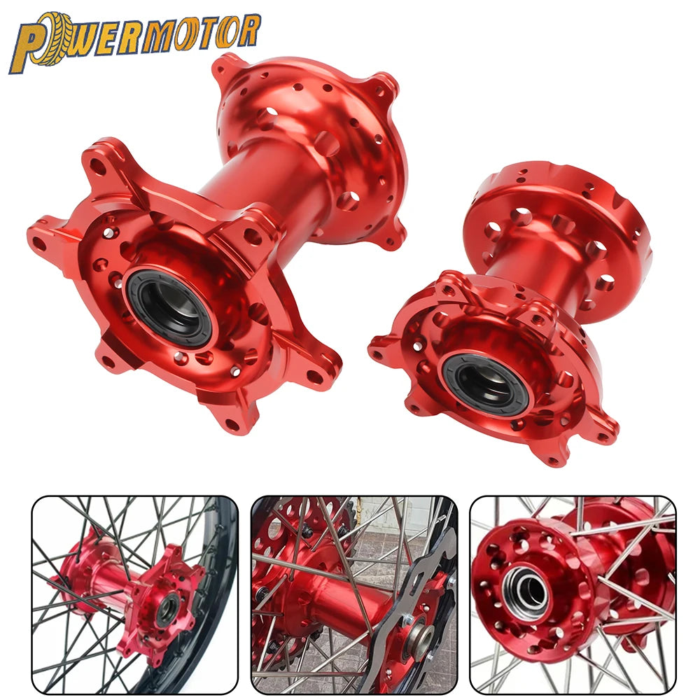 Motorcycle Universal Front Rear Wheel Hub 36 Holes CNC Aluminum For Honda CR CRF 125 250 450R 450X Dirt Bike Replacement Parts