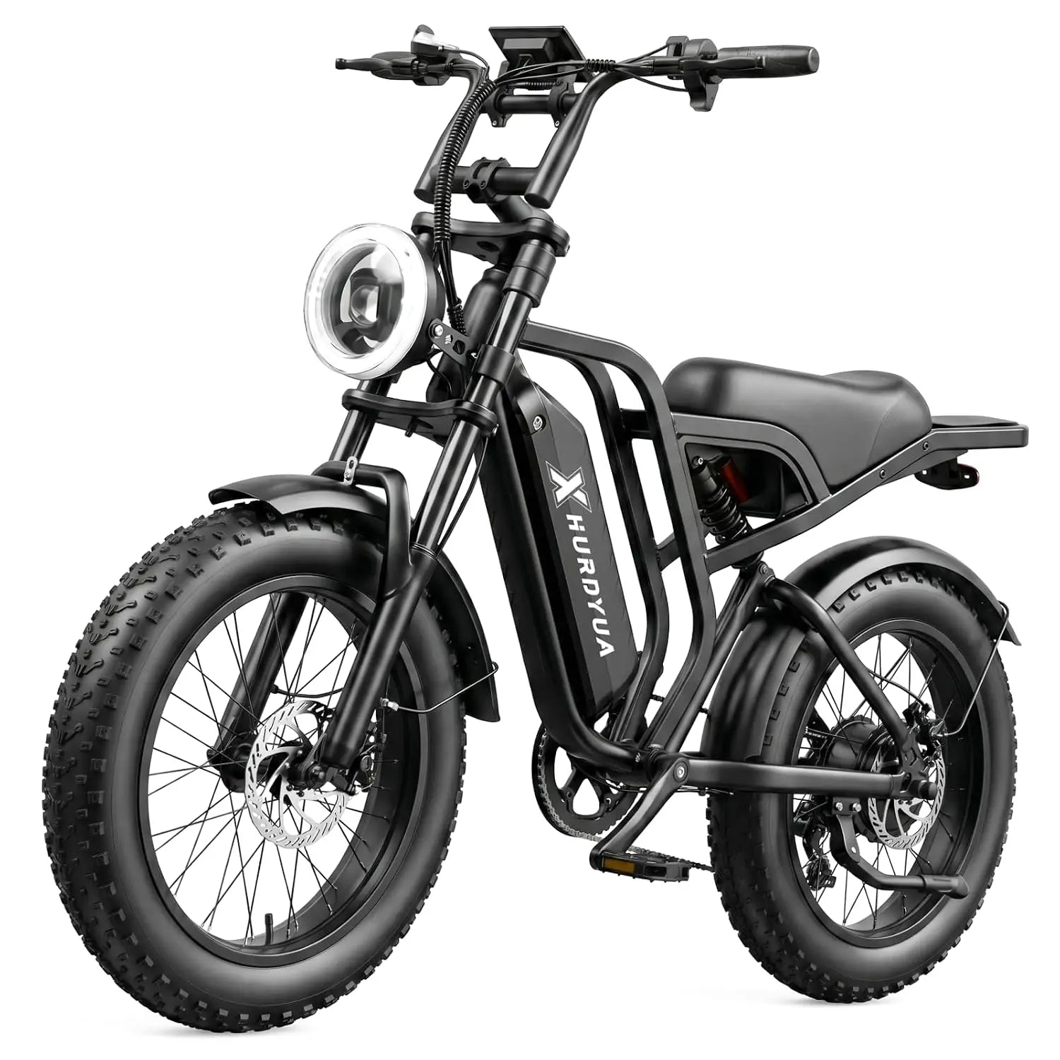 Electric Bike for Adults, 1500W Peak Motor，48V 15Ah，Removable Battery | 20" Fat Tire All-Terrain E-Bike, Dual, Customized