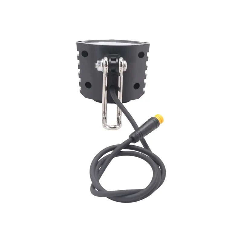 Budget-Friendly Ebike LED Headlight Accessories Front Light 36V 48V 3Pin Built-In Horn 4 LED Bulbs For Electric Scooters Bicycle