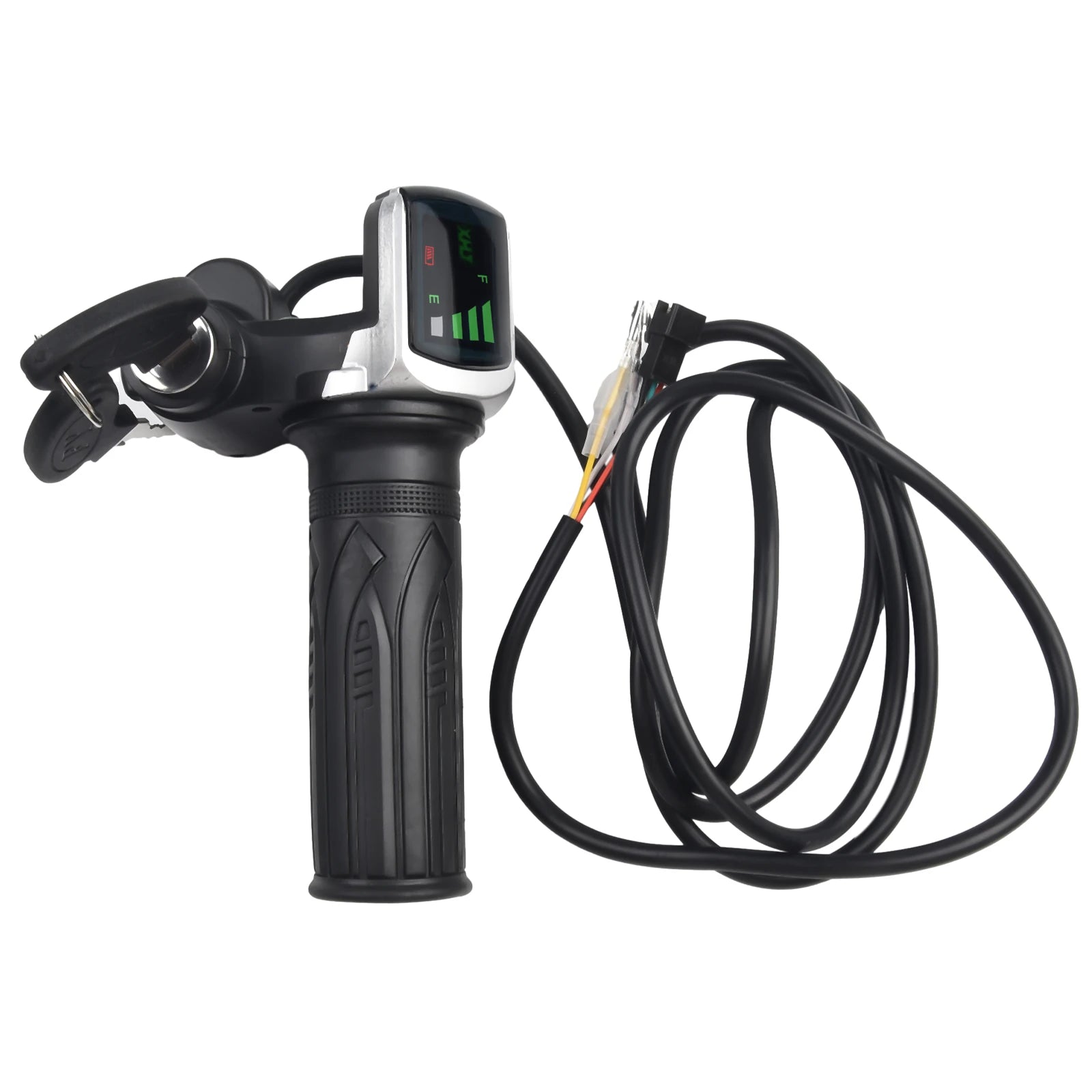 36/48V E-Bike Throttle Accelerator Electric Scooter Grip Handlebar With LED Display Electric Bicycle Accessories