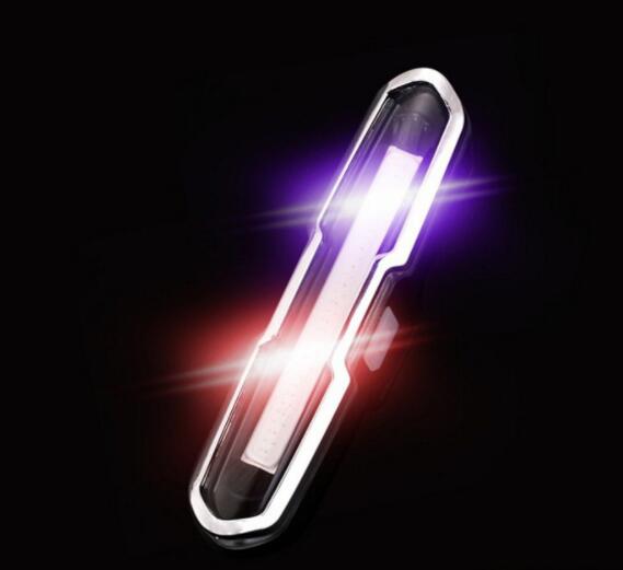 USB Rechargeable Bicycle Tail Light for Night Riding