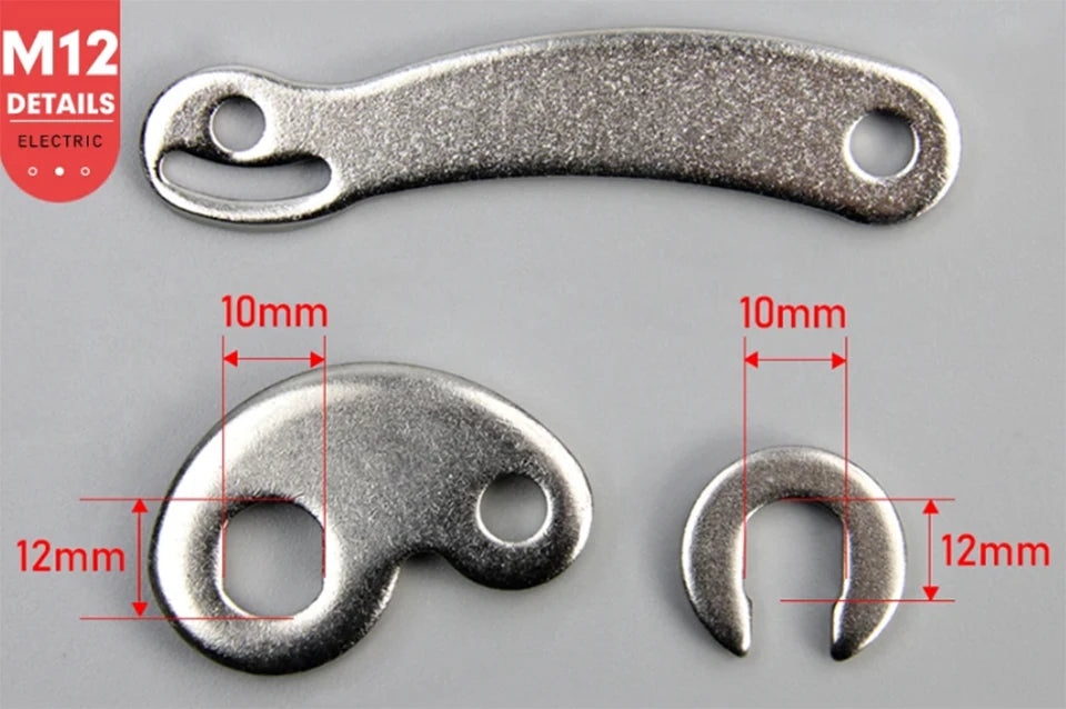 M12/M14/M16 Electric Bicycle Torque Arm Accessory Universal E-bike Front Rear 250W-8000W Motor Wheel