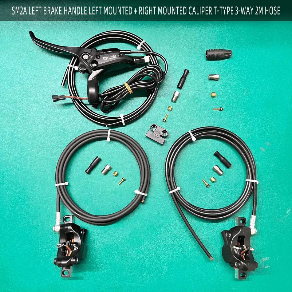 NFOX GT03 Electric Tricycle Dual Hydraulic Brake Riding Accessories GT07N Brake Handle Caliper Fixing Device System Accessories