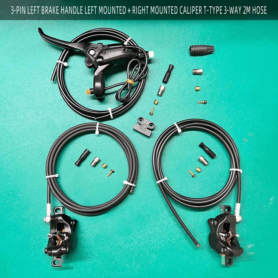 NFOX GT03 Electric Tricycle Dual Hydraulic Brake Riding Accessories GT07N Brake Handle Caliper Fixing Device System Accessories