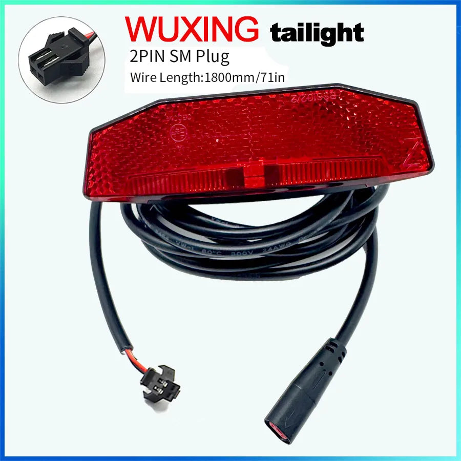 DK226 Switch 24V-60V Headlight and Taillight Horn Cable Accessories Rubber Ebike Accessories Electric Bicycle