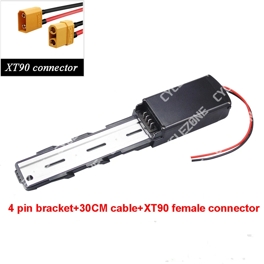 Ebike Battery 4 Pin Bracket 5 Pin Mounting Plate Rail for Onesport ONES3 Hitway Colorway Funhang EB-M1 Electric Bike