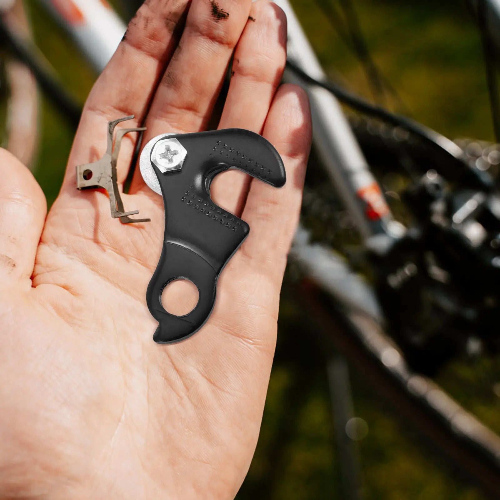 Mountain Bike Iron Rear Derailleur Hanger Frame Tail Hook Part Solid Durable Cycling Gear Accessory Vintage Light Switch
