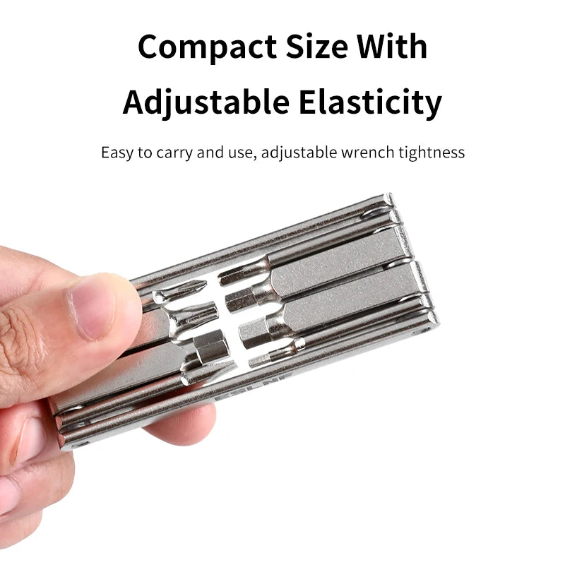 ESLNF 8 in 1 Bicycle Tool Set Portable CR-V Steel Bike Multifunction Repair Kit Hex Wrench Bicycle Repair Tool Kits