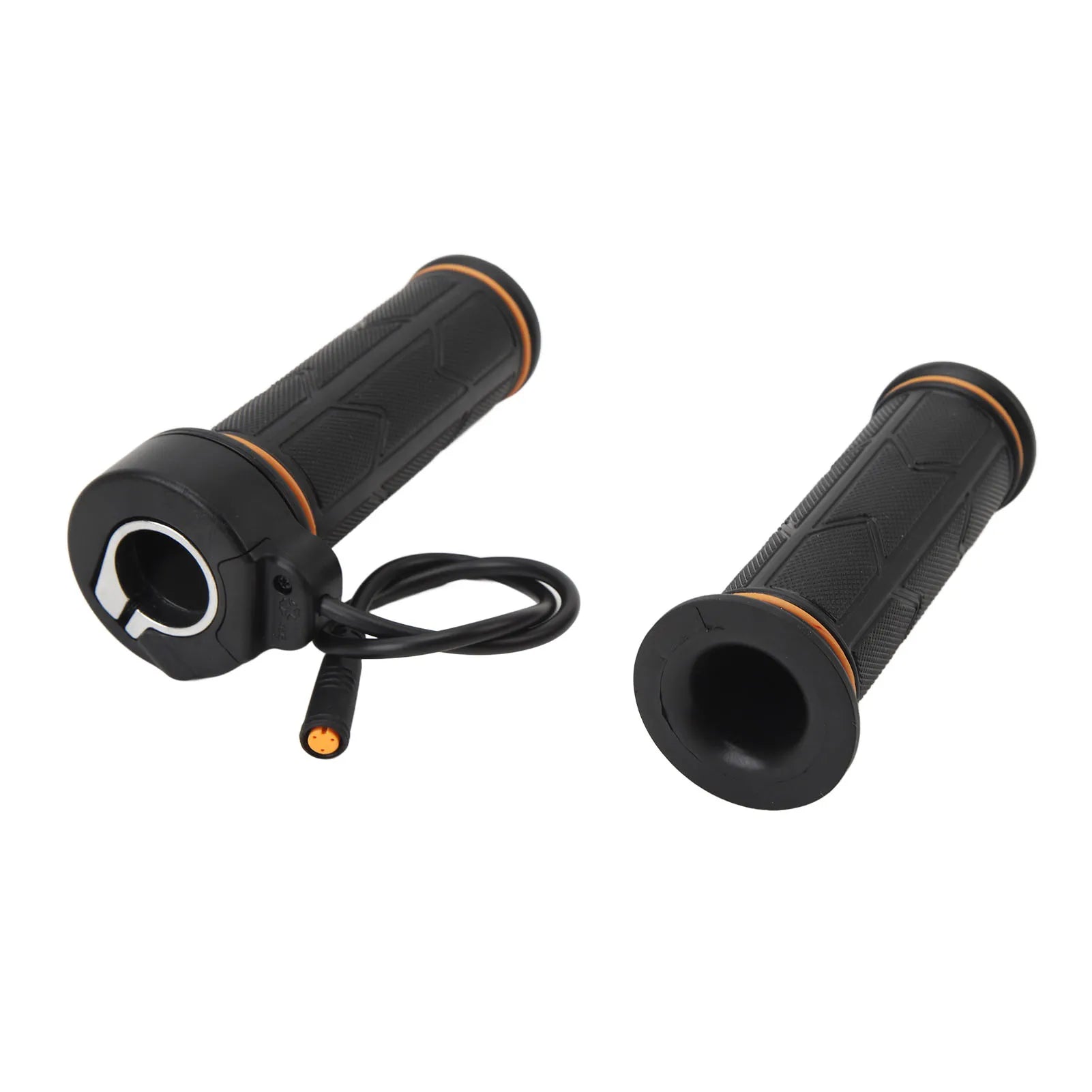 1 Pair Electric Bicycle 192X Full Twist Throttle Rubber Twist Throttle Grip 12V-72V for BaFang BBS01 BBS02 BBSHD Mid Drive Motor
