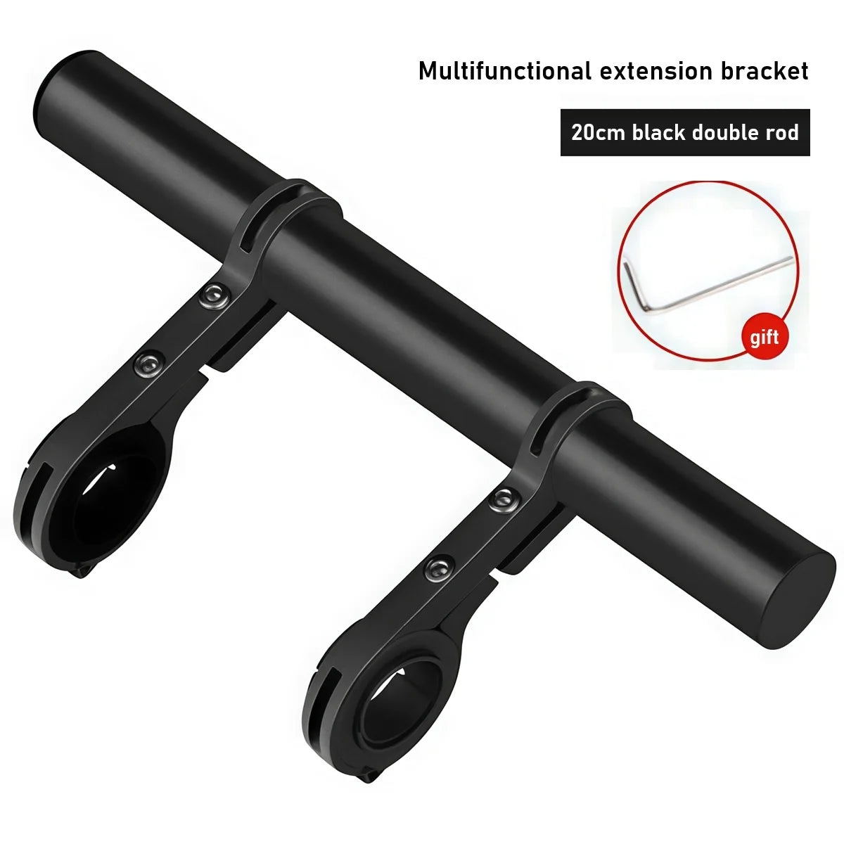 10/20/30cm Motorcycle Handlebar Extender Bracket Bike Bicycle Scooter Parts Mobile Phone Holder Support Headlight Mount Stand